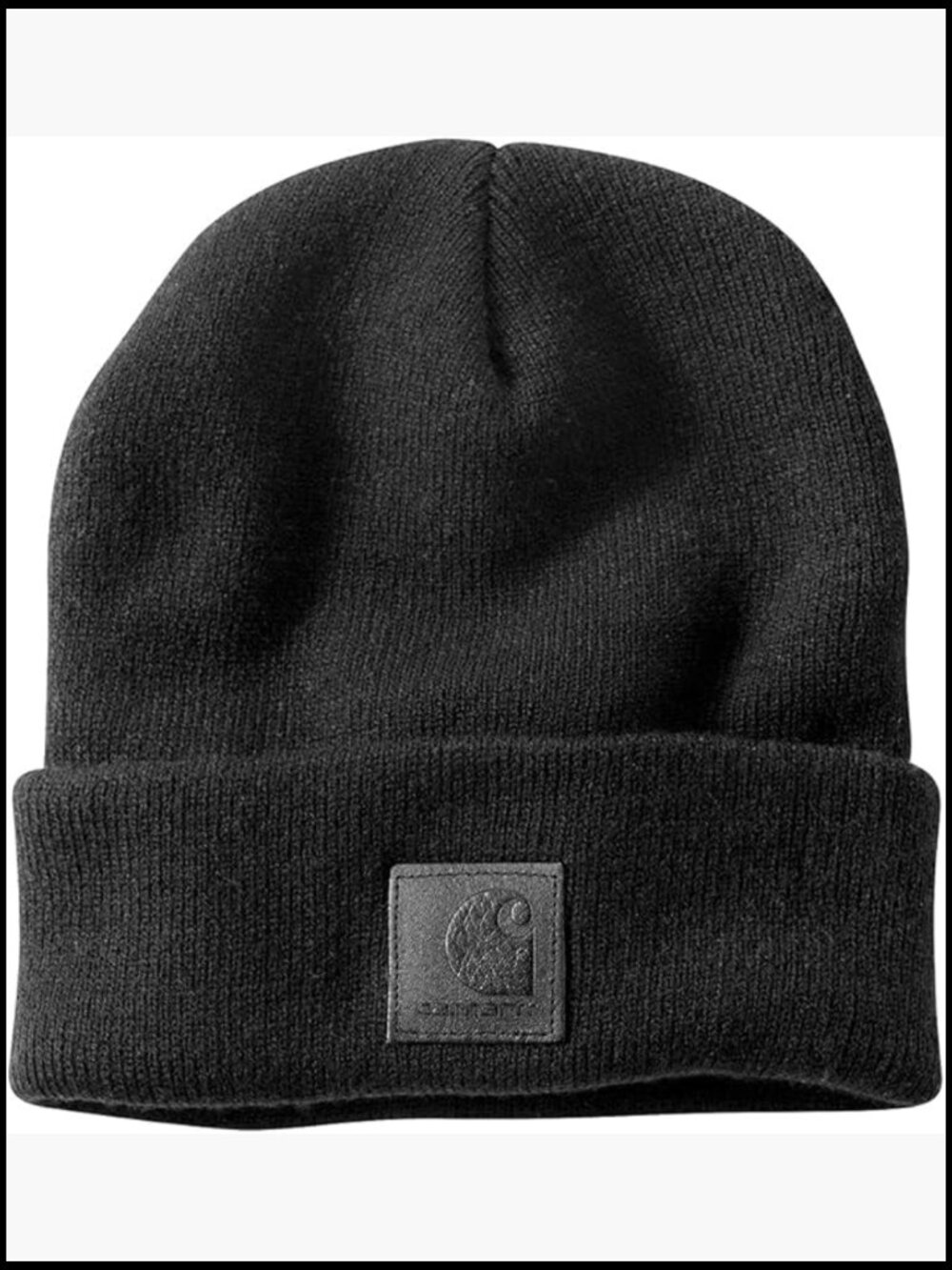 Acrylic Beanie Hat with Adjustable Fit, Solid Pattern, Water Resistant